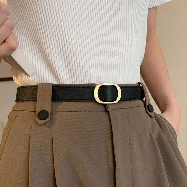 Trendy Korean Style Women's Thin Belt in BD | Hole-Free Adjustable - Image 4