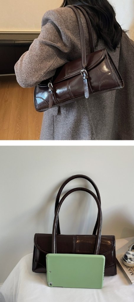 The Premium Oil-Waxed Retro Handbag for Women in BD - Image 4