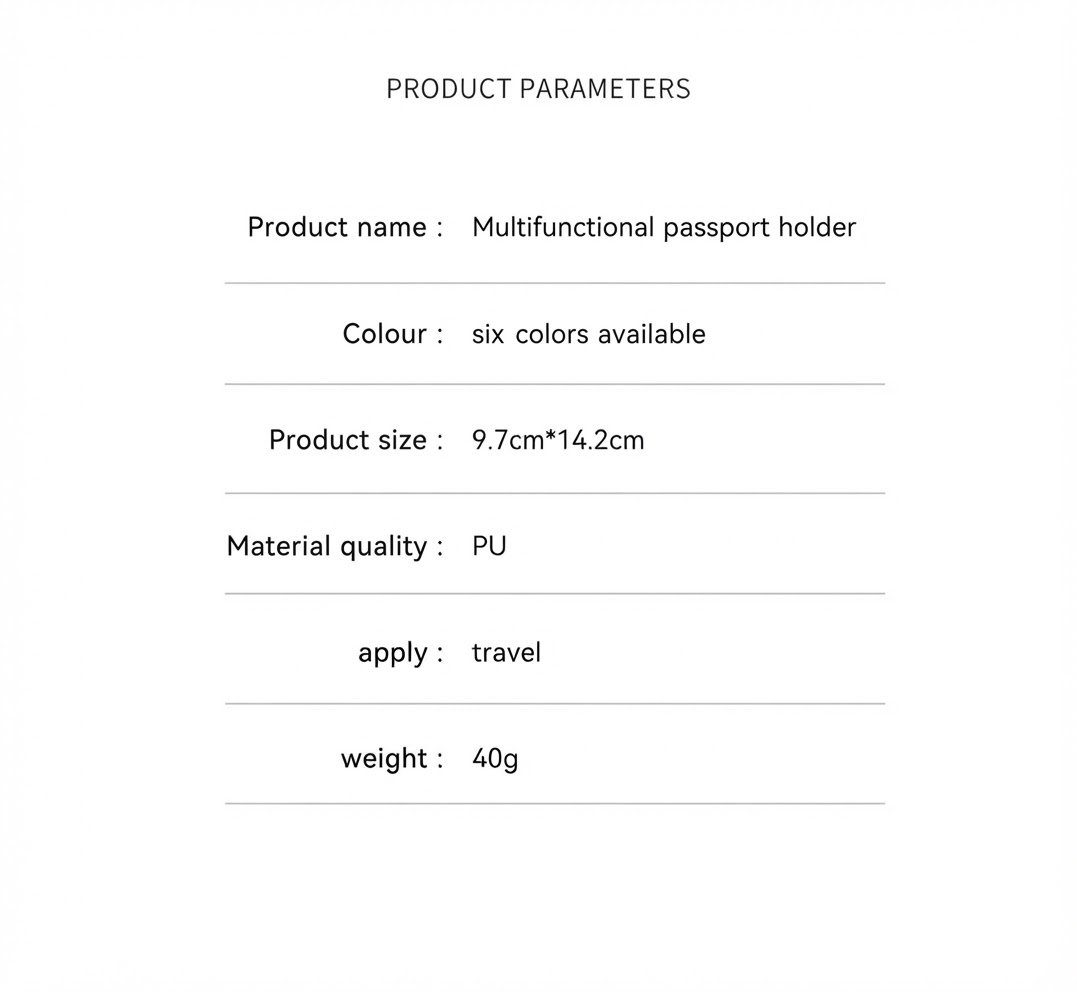 Premium Passport Holder & Ticket Case ✈️ - Image 9