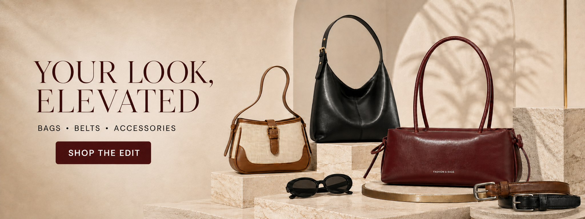 Glowbagh — bags, belts, and accessories. Your look, elevated. Shop the edit.