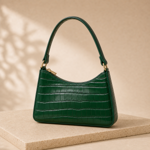 Trendy Japanese Style Crocodile Underarm Bag in BD | Niche Women's Baguette Bag